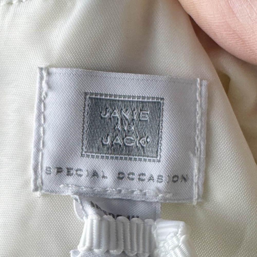 Janie and Jack Cream Lace Special Occasion Formal Dress - Picture 8 of 9